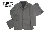【入荷】秋冬物　イネドオム　グレーウールスーツ（USED）