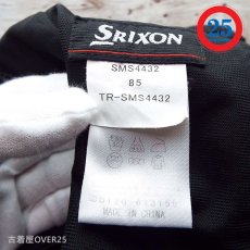 画像10: 【肌寒い日に大活躍（ゴルフウェア）】SRIXON スリクソン 裏フリース 撥水 パンツ ウエスト：86.5cm 　ブラック【湘南倉庫】ズボン DM3 (10)