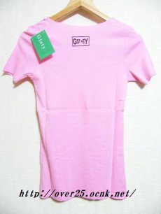 画像4: Ladies【新品】鈴木えみ×Gisty　オリジナルコラボレーションTシャツ【サーモンピンク】フリーサイズ (4)