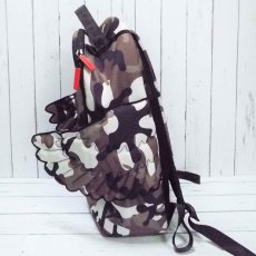 画像4: 【貴重な逸品】Sprayground(スプレーグラウンド) × BLACK PYRAMID（ブラックピラミッド）コラボ　カモフラ柄 　パックパック｜USED (4)