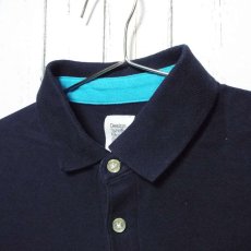 画像2: 【切り替えデザインが◎】Design Tshirts Store graniph（グラニフ）　3B　半袖　ポロシャツ｜ネイビー×ブルー系｜サイズ：S｜USED|ユニセックス (2)