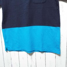 画像5: 【切り替えデザインが◎】Design Tshirts Store graniph（グラニフ）　3B　半袖　ポロシャツ｜ネイビー×ブルー系｜サイズ：S｜USED|ユニセックス (5)
