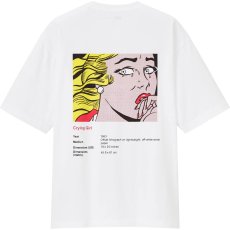 画像1: 【60年代のポップアートTシャツ】ロイ・リキテンスタイン（Roy Lichtenstein）UT グラフィックTシャツ（半袖・オーバーサイズフィット）｜作品：Crying Girl（1963年）｜サイズ：M｜ユニセックス (1)
