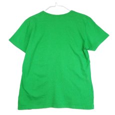 画像7: 【旧ロゴの大人サイズTシャツ】レゴ（ LEGO）CYKELFORRETNING　デザイン入り 半袖Tシャツ（カットソー）｜サイズ：S（42cm）｜グリーン系｜USED【メンズ】【レディース】 (7)