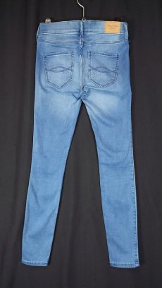 画像4: W24（ウエスト68cm） abercrombie and fitch jean leggings 00s アバクロ スキニーパンツ デニム  ストレッチ素材 スリムライン レディース古着女子 (4)