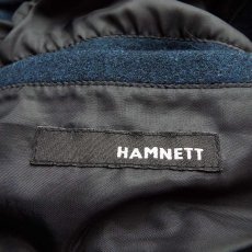 画像8: 【可愛いフードデザインの素敵コート】HAMNETT (ハムネット) フード ダブル 8ボタン メルトン素材　コート　ネイビーブルー紺青 Mサイズ【湘南倉庫】メンズ・ユニセックス古着 15000712 (8)