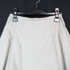 画像3: NATURAL BEAUTY 日本製 ひざ丈 裾2段折 デザイン スカート　サイズ：38（ウエスト69cm）　レディース古着 (3)