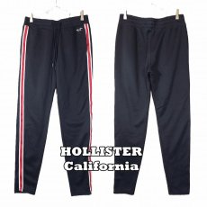 画像1: 【US古着】HOLLISTER ホリスター ウエストゴム ジャージパンツ Sサイズ（175/76A）ウエスト：81cm ブラック【湘南倉庫】トレーニングパンツ DM3 (1)