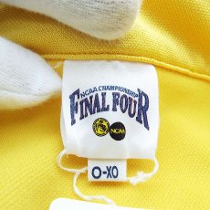 画像8: 【1990年代物のゲームシャツ】日本製 FINAL FOUR 1939 NCAA（DESCENTE）MICHIGAN WOLVRINES ミシガン大学 スナップボタン 半袖シャツ XO イエロー【湘南倉庫】メンズ古着 12390380 (8)