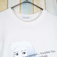 画像2: ハトリミホ（MIHO HATORI）NEW OPTIMISM x Journal Standard（ジャーナルスタンダード）コラボ　長袖シャツ フリーサイズ　ホワイト ロンTシャツ 【湘南倉庫】メンズ・ユニセックス (2)