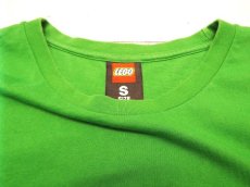 画像5: 大人カワイイ１着！レゴ（ LEGO）CYKELFORRETNING　デザイン入り 半袖Tシャツ（カットソー）｜サイズ：S（42cm）｜グリーン系｜USED【メンズ】【レディース】 (5)