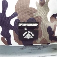 画像5: 【貴重な逸品】Sprayground(スプレーグラウンド) × BLACK PYRAMID（ブラックピラミッド）コラボ　カモフラ柄 　パックパック｜USED (5)