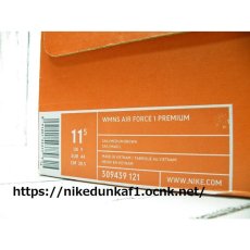 画像4: 【309439 121】2004年製　NIKE WMNS AIR FORCE1 PREMIUM 白茶モデル|WMNS US11.5(28.5cm)|ナイキエアフォースワンプレミアムロー (4)