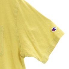 画像5: 【胸ポケット付きのビックサイズTシャツ】Champion（チャンピオン） 丸首　半袖 Tシャツ｜マスタード系｜サイズ：XL｜USED｜メンズ・ユニセックス・オーバーシルエット (5)