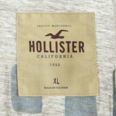 画像4: 【THEアメカジスタイル】Hollister（ホリスター）ロゴ　バックプリント 半袖 ポロシャツ｜グレー系｜サイズ：XL（L〜LLサイズ）｜USED｜メンズ・ユニセックス (4)