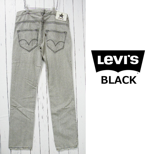 ポケットのデザインが◎ ヴィンテージ加工 Levi's BLACK（リーバイス