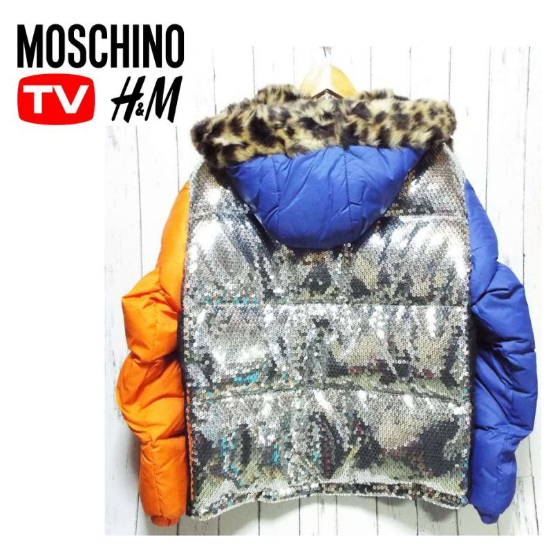 9750円 【国産】 HM moschino コラボ ダウンジャケット