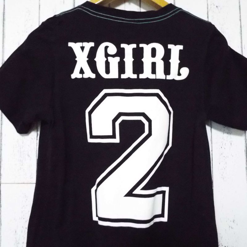 短パンと合わせて可愛く着こなす X Girl エックスガール Sorry ロゴプリント入り 半袖 ロング丈tシャツ ワンピース ブラック系 サイズ １ Used レディース 25歳から始める大人のお洒落さんブランド 古着ファッションサイト Over25 渋谷青山銀座横浜湘南