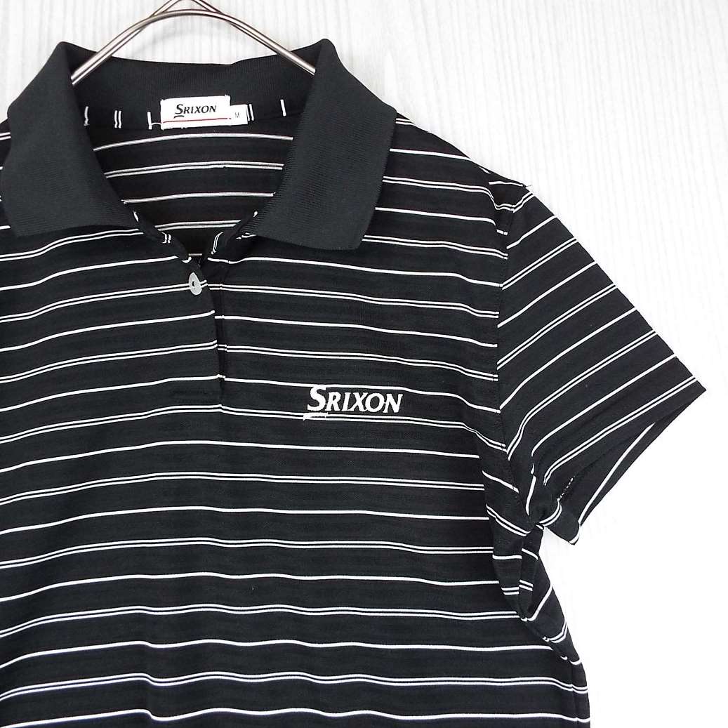 SRIXON  スリクソン　レディース　ゴルフウェア　ポロシャツ　半袖　ブラック