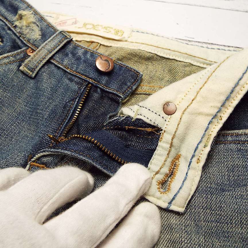 W25インチ（ウエスト72cm）USA製 joe's jeans vintage 1971 ダメージ