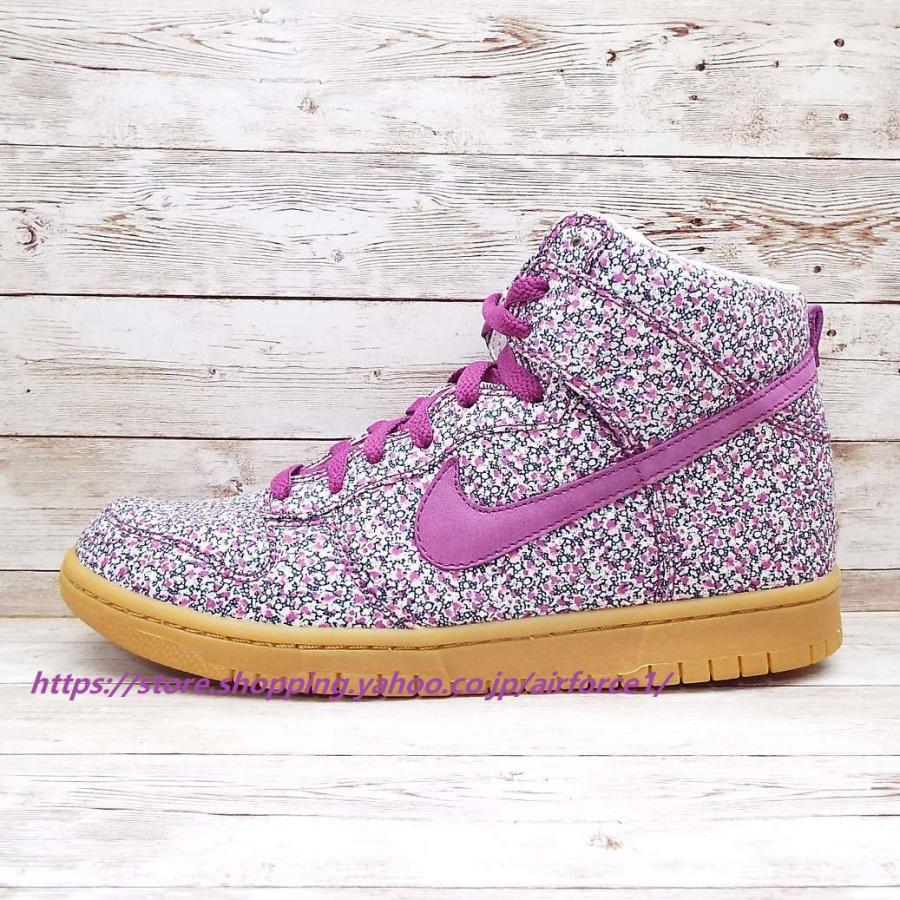 327075-661 未使用 2008年製 WMNS NIKE DUNK HIGH PREMIUM 英国リバティファブリック  LibertyFabricPack”モデル｜サイズ：WMNS11.5(28.5ｃｍ） - 古着屋OVER25直営店｜お陰様で16周年｜湘南・仙台